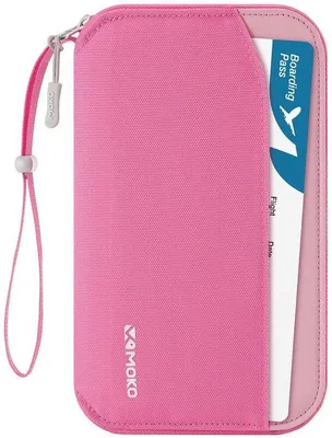 Image de Organisateur de voyage avec RFID - Guide de voyage - Porte-documents multifonctionnel - Porte-passeport réglable - Polyester imperméable - Organisateur de passeport