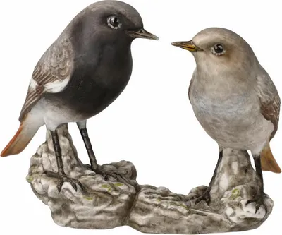 Produktbild von Goebel Jahresvogel 'Vogel des Jahres 2025 Hausrotschwanz Pärchen' groß