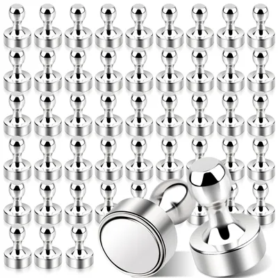 Image de 40 aimants néodyme puissants, mini-aimants extra-puissants de 10 x 15 mm, aimants pour tableaux magnétiques, aimants puissants pour réfrigérateurs, tableaux d'affichage, tableaux muraux et tableaux blancs.