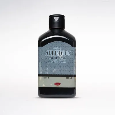 Produktbild von büstArtdeco Acrylfarbe 500ml - Schwarz