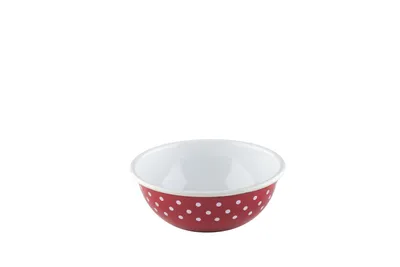Produktbild von Riess Country Küchenschüssel Ø14cm Pünktchen rot