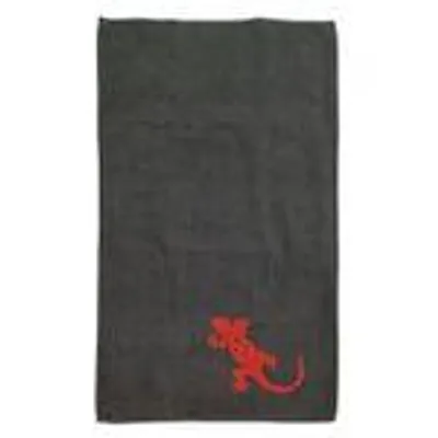 Produktbild von Jacquard Frottiertuch Duschtuch Saunatuch Geco Anthrazit Rot