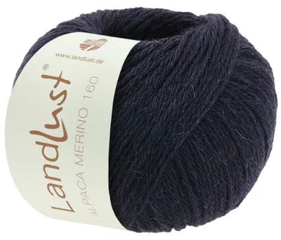 Produktbild von Lana Grossa - Landlust Alpaka Merino 160 0412 schwarzblau