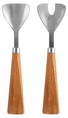 Produktbild von H&H Salatbesteck-Paar Taste Collection aus Edelstahl mit Akaziengriff cm 25