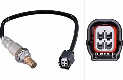 Produktbild von Lambdasonde beheizt 4-polig 340 mm Kabel HELLA für HONDA CR-V