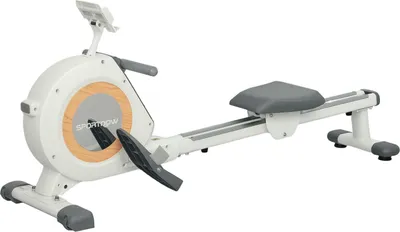 Zdjęcie produktu dla Wioślarz do użytku domowego, wioślarz magnetyczny z 16 poziomami oporu, monitor LCD, wioślarz z uchwytem na telefon/IPAD, do treningu cardio, udźwig do 150kg
