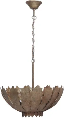 Immagine prodotto di Lampada a sospensione Padiro, 71 x 71 x 81 cm, color oro, realizzata in ferro, design classico