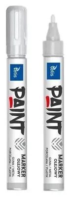 Obrázok produktu pre Marker olejowy 2 mm srebrny 12 sztuk