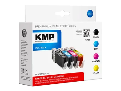 Zdjęcie produktu dla KMP C90V, Czarny, Cyjan, Purpurowy, Żółty, 4 szt., Multipak
