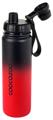 Image de coocazoo bouteille d'eau Isolated Stainless Steel Drinking Bottle Gradient Red rouge foncé