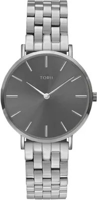 Produktbild von Damenarmbanduhr TORII S34SB.AS in klassischem silbernen Fashion-Stil.
