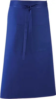 Obrázok produktu pre Premier Workwear PR158 | Barová zástera Colours - 90 x 80 cm - Pranie v práčke: do 60 °C - Farba: Royal (približne Pantone 286) - Rozmery: 90 x 80 cm