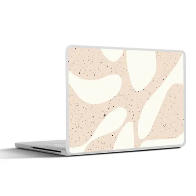 Produktbild von MuchoWow® Laptop Aufkleber Sticker Cover Pflanzen - Abstrakt - Rosa - Pastell 32.5x23.5 cm - Sticker für Laptop - Selbstklebend
