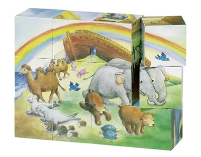 Produktbild von Würfelpuzzle Arche Noah