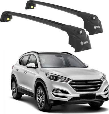 Produktbild von TURTLE STREŠNÝ NOSIČ AIR-2 , Čierna HYUNDAI TUCSON TL 2016 - 2021 (SUV)