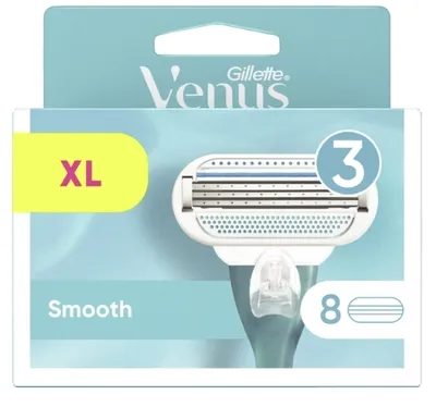 Produktbild von Gillette Venus Smooth, Frauen, Venus, Blau, 8 Stück(e)