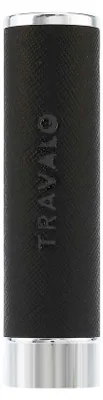 Zdjęcie produktu dla Travalo, pojemnik na perfumy do napełniania, 5 ml, skóra, czarny