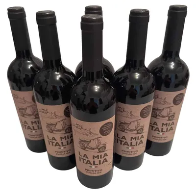 Produktbild von „La Mia Italia“ Primitivo IGP Puglia appassito 2024 – Conti Zecca – 6 × 0,75 L