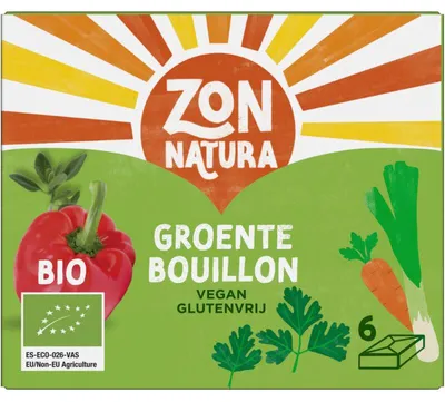 Immagine prodotto di Zonnatura Groentebouillon compresse 66g - brodo vegetale vegano, senza glutine, senza additivi