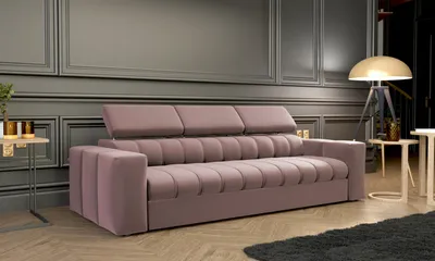 Produktbild von FurMeb24 SOFA KENNO III 230 x 90 cm ROSA - mit schlaffunktion