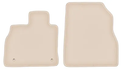 Produktbild von DURBAN Beige Velours-Fußmatten vorne für Nissan Leaf I Schrägheck (2010-2017)
