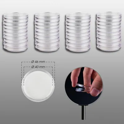 Produktbild von Prophila Collection 40 Münzkapseln 40 mm Durchmesser z.B. für 10 Euro-Gedenkmünzen Spanien