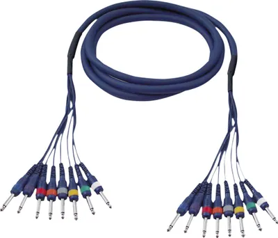 Produktbild von DAP FL63 - 8 Jack mono to 8 Jack mono 6 m