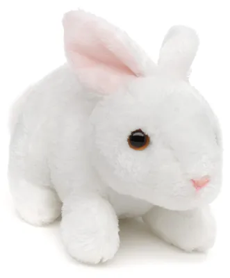 Produktbild von Uni-Toys - Hase Plushie (weiß) - 15 cm (Länge) - Plüsch-Kaninchen - Plüschtier, Kuscheltier