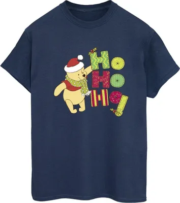 Produktbild von Disney - "Ho Ho Ho" T-Shirt für Damen BI47497 (5XL) (Marineblau)