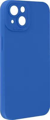 Immagine prodotto di Avizar, Custodia in silicone SoftGlow per Apple iPhone 14, fotocamera protetta, blu