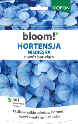Zdjęcie produktu dla Nawóz rozpuszczalny do hortensjii niebieskiej BIOPON Bloom! 200G