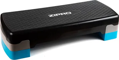 Produktbild von Zipro Stepper Fitnessgerät Höhenverstellbar in 2 Stufen Heimtrainer Schwarz