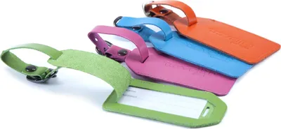 Immagine prodotto di Travelite ACCESSORI Etichette per valigie in pelle, assortimento moda