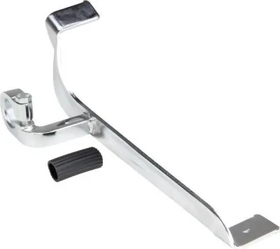 Image de Pédale de changement de vitesse 20mm chrome, y compris les caoutchoucs pour Simson KR51/1 Schwalbe [M53, M53/1]