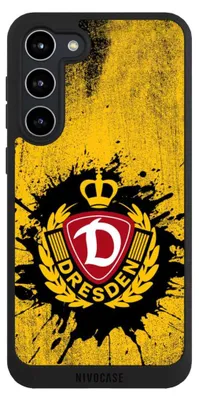 Produktbild von NIVOCASE Handyhülle für Samsung Galaxy S23+  Hülle NIVOpure Case Schwarz Fußball Offizielles Lizenzprodukt SG Dynamo Dresden