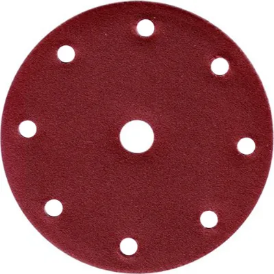 Produktbild von 50er Pack Schleifpapier Schleifblatt 150 mm 9 Loch Körn.= 180 für Exzenterschleifer