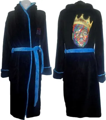 Zdjęcie produktu dla Biggie Smalls - Szlafrok uni  Crown - czarny