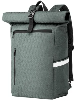 Immagine prodotto di Borsa da bicicletta, zaino 2-in-1, grigio, capacità 22 litri