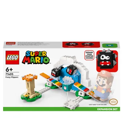 Zdjęcie produktu dla LEGO Super Mario Salta Fuzzy’ego — zestaw rozszerzający, Zestaw do budowania, 6 lat(a), Plastik, 154 szt., 232 g