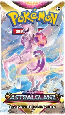 Produktbild von Pokemon - SWSH10 Astralglanz - 1 Booster - Schwert & Schild 10 - Deutsch