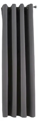 Produktbild von Gardinenbox Vorhang Blickdicht Dunkelgrau 160x140 cm Thermo-Gardine Blackout