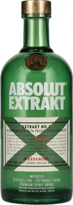 Immagine prodotto di Absolut Extrakt No. 1 Cardamom Premium Spirit Drink 35% Vol. 0,7l