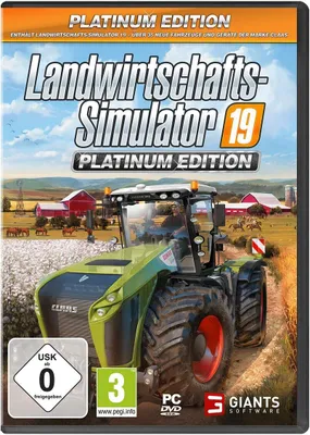 Produktbild von Focus Entertainment Farming Simulator 19 - Édition Platinum, PC, Multiplayer-Modus, E (Jeder), Physische Medien