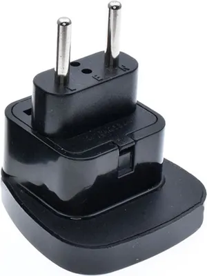 Zdjęcie produktu dla INF Adapter podróżny - Standard Europejski, Kompaktowa Konstrukcja Czarny