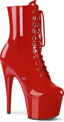 Produktbild von ADORE-1020 Damen Booties von Pleaser, Rot Lack , EU 41, US 11