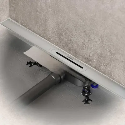 Immagine prodotto di Set di scarichi per doccia Kaldewei FLOW, 120 cm, scarico orizzontale, modello standard