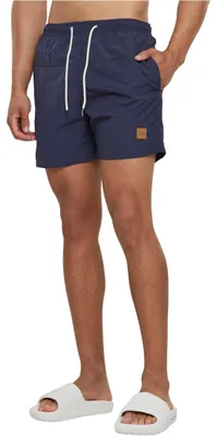 Immagine prodotto di Pantaloncini da uomo Urban Classics Block Swim Shorts blu navy/blu navy - XXL