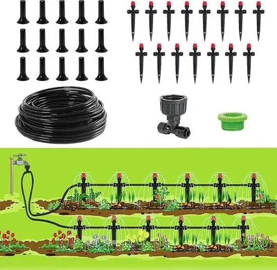 Produktbild von Famanu Automatisches Bewässerungssystem - Komplettset für Pflanzen und Garten