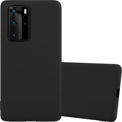 Produktbild von Cadorabo Hülle für Huawei P40 PRO / P40 PRO+ Schutzhülle in Schwarz Handyhülle TPU Silikon Etui Case Cover