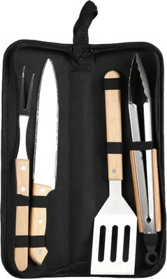 Image de Set de 5 outils pour grillades 37 x 12,5 x 4,3 cm